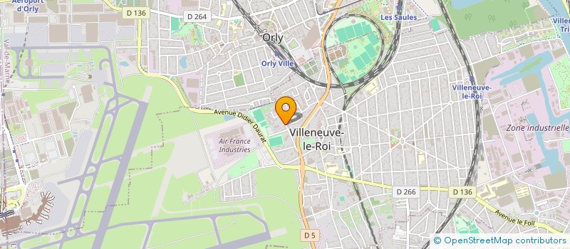localisation de l'entreprise SCI VOIE NORMANDE N 50 à VILLENEUVE-LE-ROI