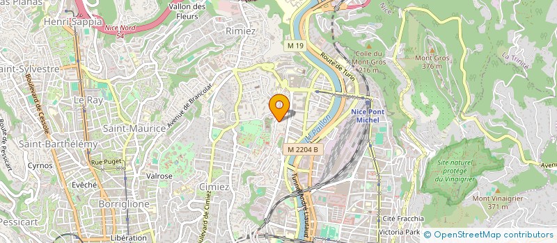 localisation de l'entreprise SCI VOIE ROMAINE à NICE