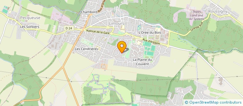 localisation de l'entreprise SCI VOILAM à LIMOURS
