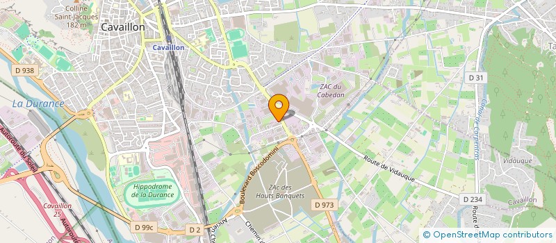 localisation de l'entreprise SCI VOILIER  CAVAILLON