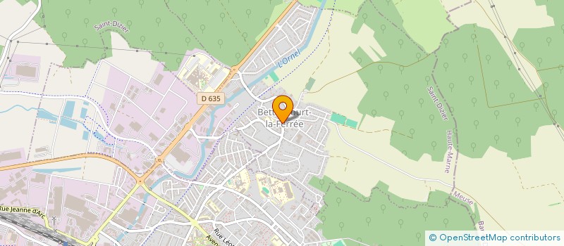 localisation de l'entreprise SCI VOILLEQUIN à BETTANCOURT-LA-FERREE