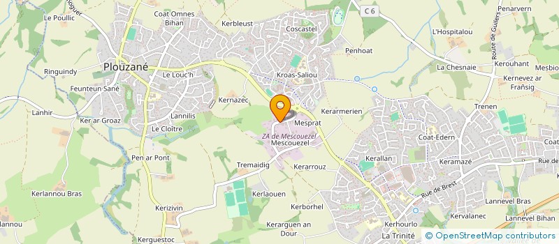 localisation de l'entreprise SCI VOILLET IMMOBILIER  PLOUZANE