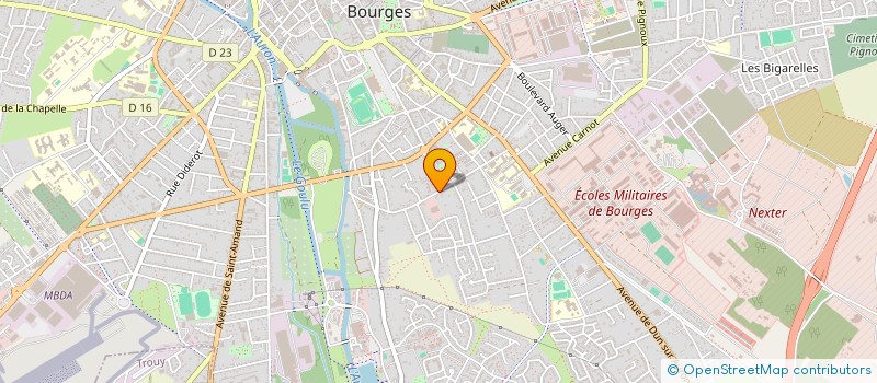 localisation de l'entreprise SCI VOILQUIN  BOURGES