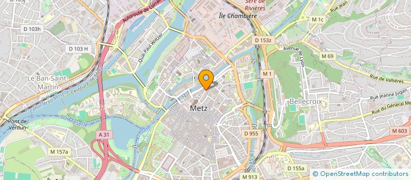 localisation de l'entreprise SCI VOIRIN  METZ