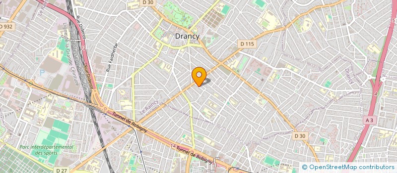 localisation de l'entreprise SCI VOIRON à DRANCY