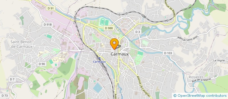 localisation de l'entreprise SCI VOISEY  CARMAUX