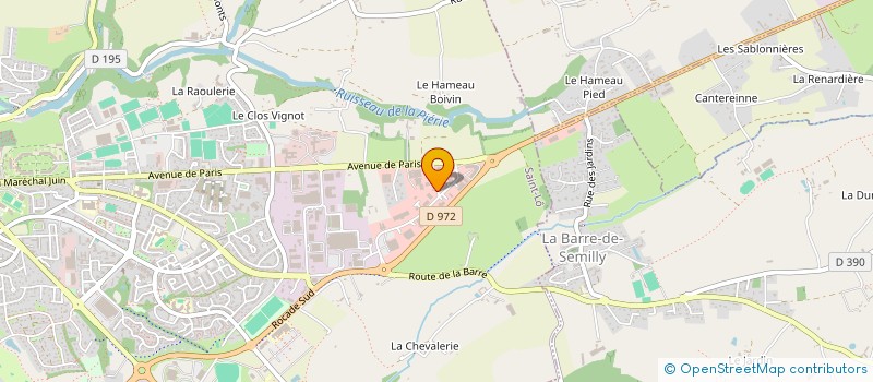 localisation de l'entreprise SCI VOISIN  SAINT-LO