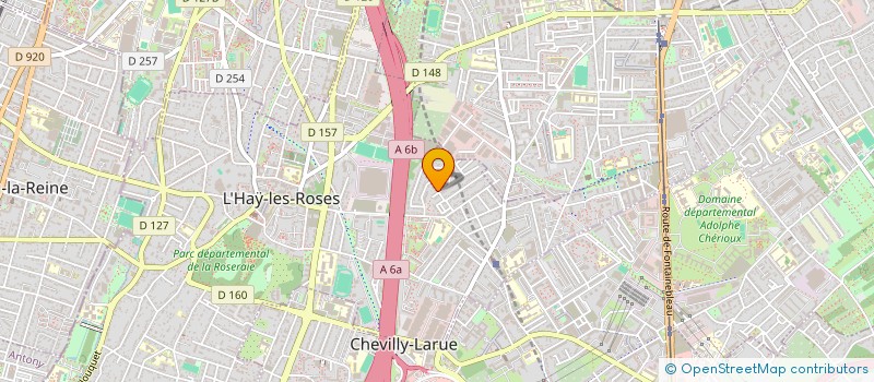 localisation de l'entreprise SCI VOISIN  L HAY LES ROSES