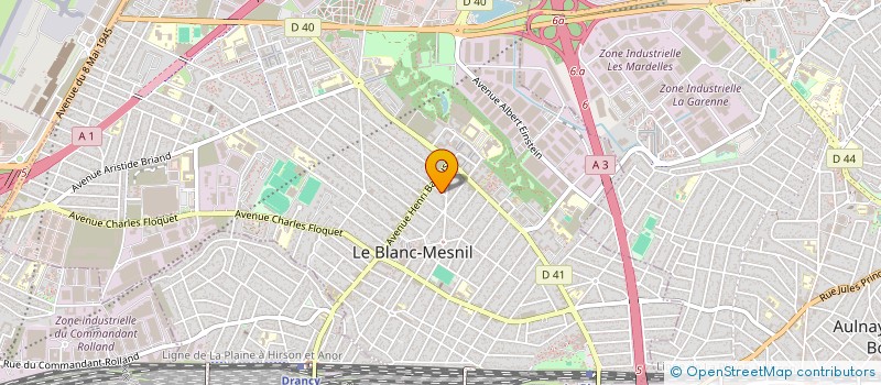 localisation de l'entreprise SCI VOISIN à LE BLANC-MESNIL