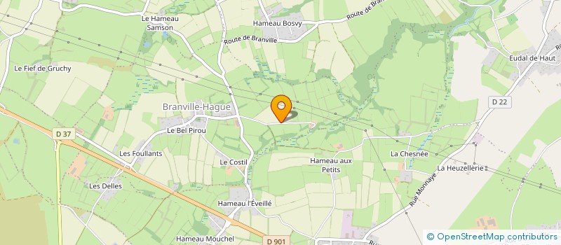 localisation de l'entreprise SCI VOISIN  LA HAGUE