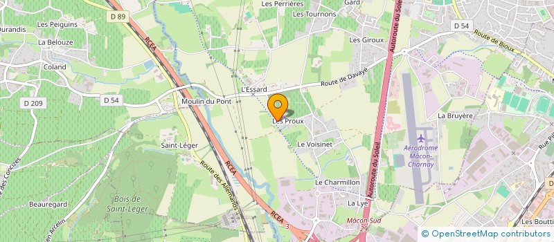 localisation de l'entreprise SCI VOISIN II à CHARNAY-LES-MACON