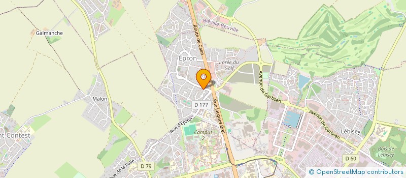 localisation de l'entreprise SCI VOISINE  EPRON