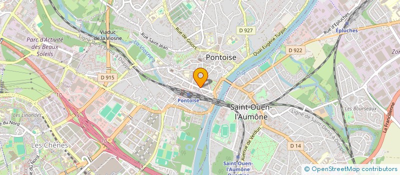 localisation de l'entreprise SCI VOISSON  PONTOISE