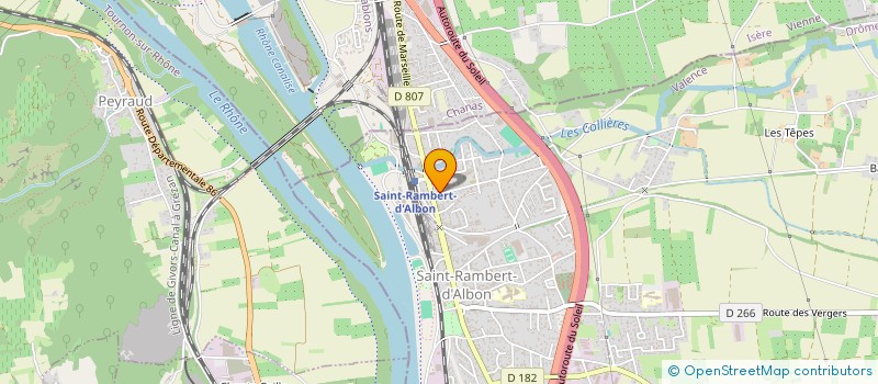 localisation de l'entreprise SCI VOITUR  SAINT-RAMBERT-D'ALBON