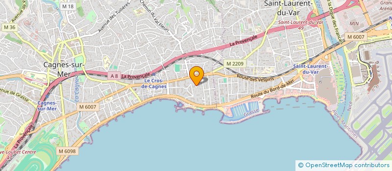 localisation de l'entreprise SCI VOL C à CAGNES-SUR-MER