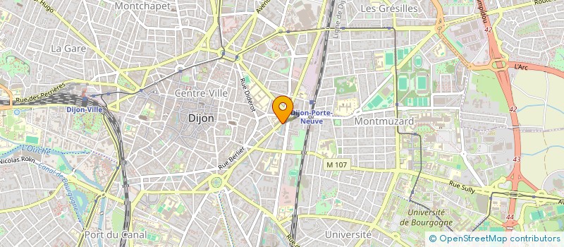 localisation de l'entreprise SCI VOLA  DIJON
