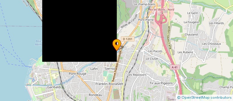 localisation de l'entreprise SCI VOLAIX à AIX-LES-BAINS