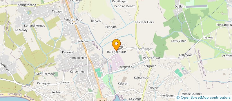 localisation de l'entreprise SCI VOLANT  TREFFIAGAT