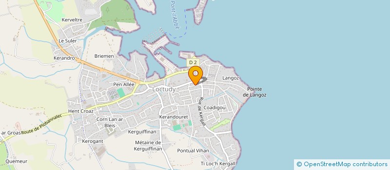 localisation de l'entreprise SCI VOLANT  LOCTUDY