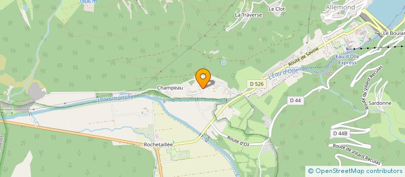 localisation de l'entreprise SCI VOLBER  ALLEMOND