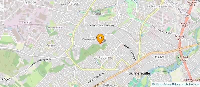 localisation de l'entreprise SCI VOLC'ARMOR  TOURNEFEUILLE