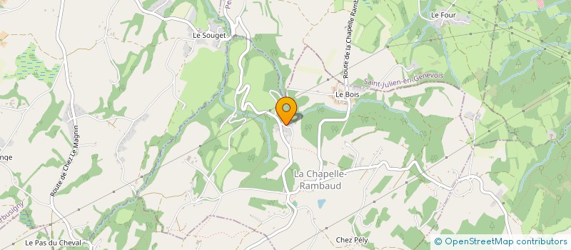 localisation de l'entreprise SCI VOLCAN  LA CHAPELLE RAMBAUD