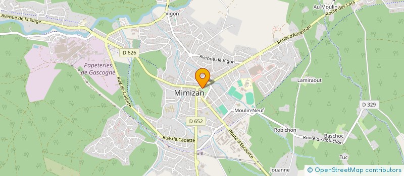 localisation de l'entreprise SCI VOLGA DU 40  MIMIZAN