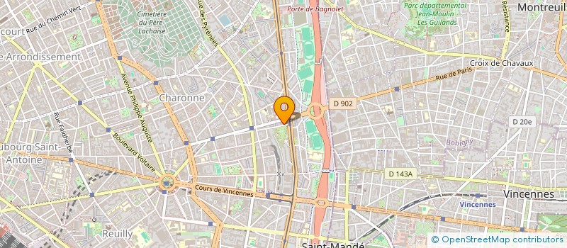 localisation de l'entreprise SCI VOLGA O G  PARIS