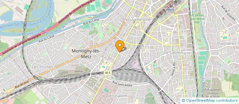 localisation de l'entreprise SCI VOLIM  METZ