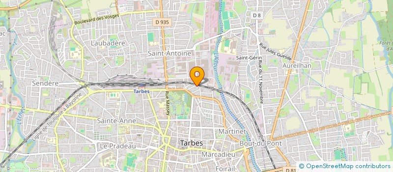 localisation de l'entreprise SCI VOLIMS  TARBES