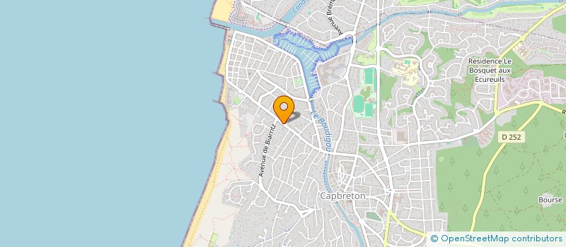 localisation de l'entreprise SCI VOLLAS à CAPBRETON