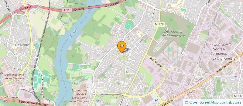 localisation de l'entreprise SCI VOLLAUD-SCOTTO  NANTES