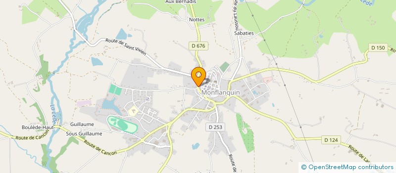 localisation de l'entreprise SCI VOLLE AND CO  MONFLANQUIN