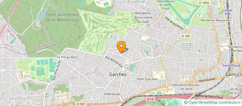 localisation de l'entreprise SCI VOLMENS à GARCHES