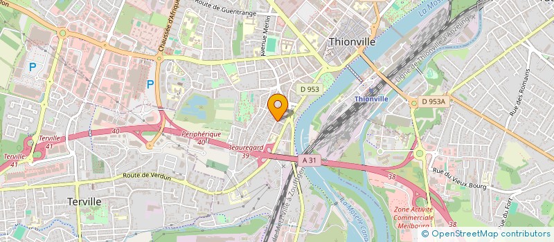 localisation de l'entreprise SCI VOLMERANGE à THIONVILLE