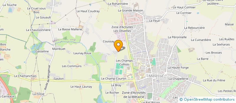 localisation de l'entreprise SCI VOLNAY  MELESSE