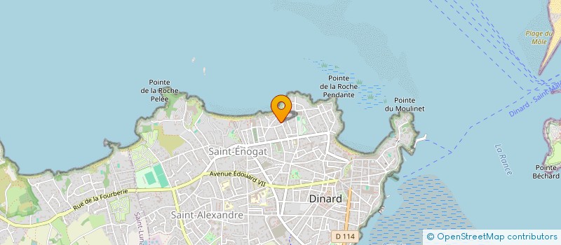 localisation de l'entreprise SCI VOLNEY  DINARD