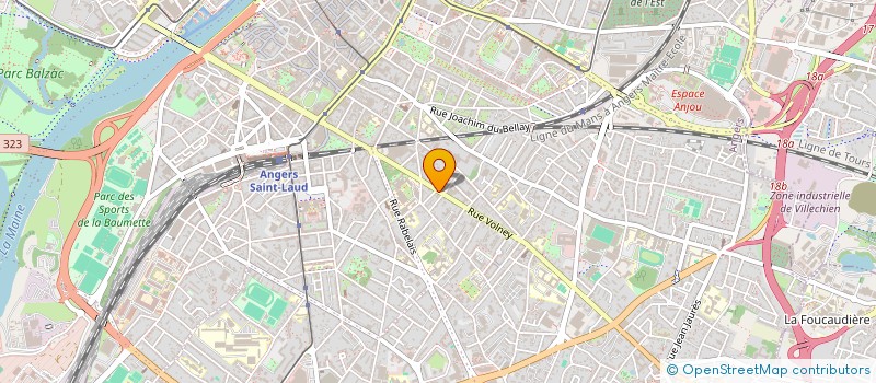 localisation de l'entreprise SCI VOLNEY SAINT JOSEPH à ANGERS