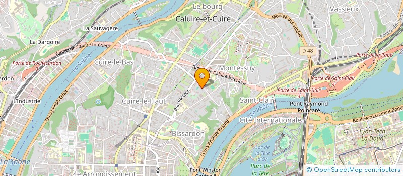 localisation de l'entreprise SCI VOLODIA  CALUIRE-ET-CUIRE