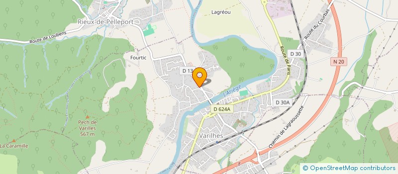 localisation de l'entreprise SCI VOLPATO-IMMO à VARILHES