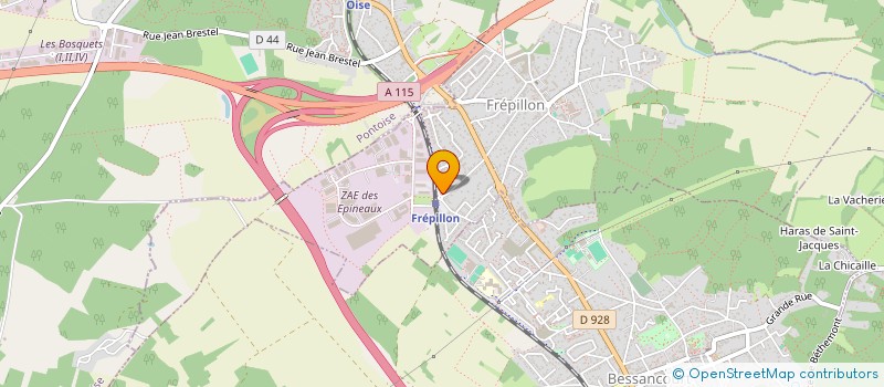 localisation de l'entreprise SCI VOLPE  FREPILLON