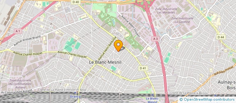 localisation de l'entreprise SCI VOLPE à LE BLANC-MESNIL