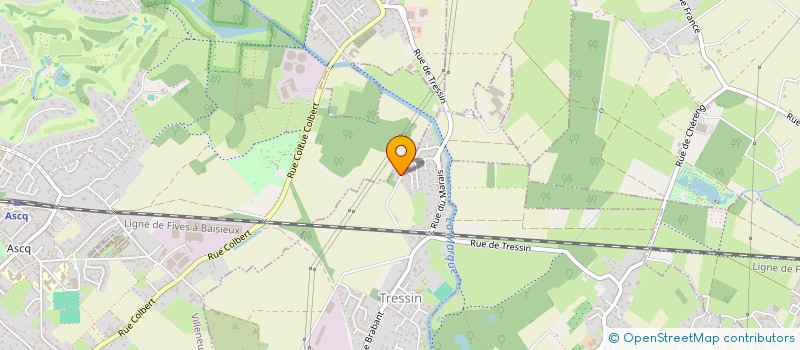 localisation de l'entreprise SCI VOLPOET  TRESSIN