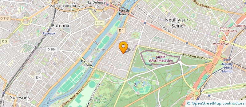 localisation de l'entreprise SCI VOLT à NEUILLY-SUR-SEINE