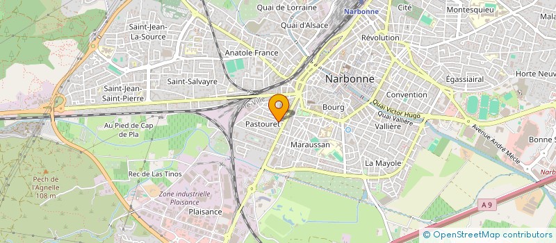 localisation de l'entreprise SCI VOLT AIRE à NARBONNE