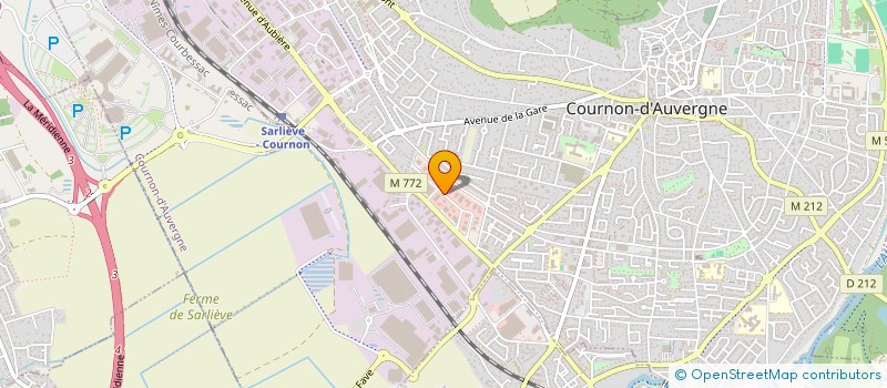 localisation de l'entreprise SCI VOLT'IMMO  COURNON-D'AUVERGNE