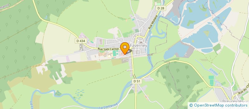 localisation de l'entreprise SCI VOLTA à FAVERNEY