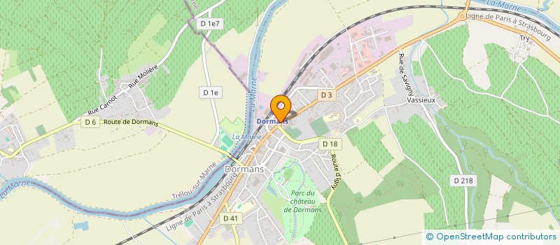 localisation de l'entreprise SCI VOLTA  DORMANS