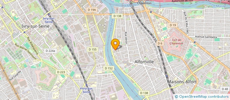 localisation de l'entreprise SCI VOLTA 6 à ALFORTVILLE