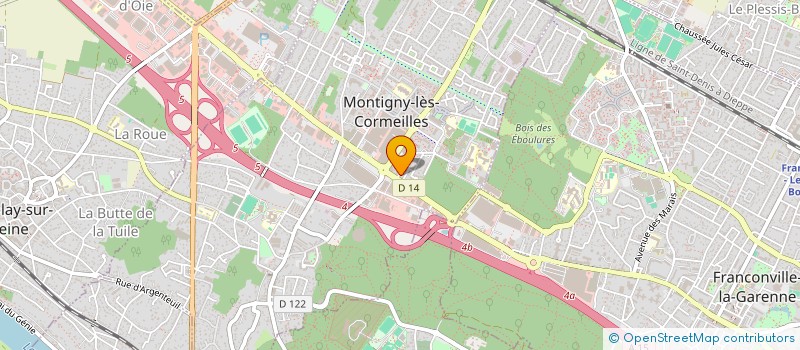 localisation de l'entreprise SCI VOLTAIRE 2  MONTIGNY-LES-CORMEILLES